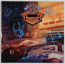 Night Ranger Best Of JSA Autograph Fully Signed Album Vinyl Record