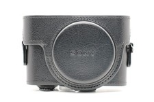 SONY Camera Jacket Leather Case for RX100 Series Black LCJ-RXK BC NEW