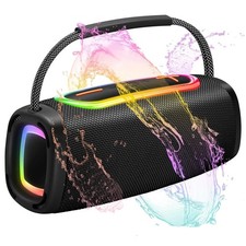 Portable Bluetooth Speaker 6000mAh, 36H Playtime, IPX6 Waterproof, 24W Loud Ster