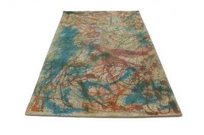 Hand-Tufted Abstract Multicolored Rug Modern Kids Room Decor Carpet 5x8 ft