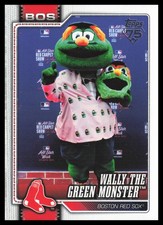 2026 Topps #M-2 Wally the Green Monster Boston Red Sox Mascots Baseball Card