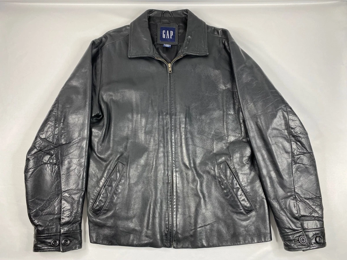 Gap Leather Outer Shell Coats, Jackets & Vests for Men for Sale