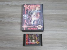 Dragon's Fury (Sega Genesis, 1992) With Box & Rental Instructions NOT READING!