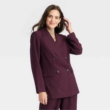 A New Day Woman  s Burgundy Blazer Size S