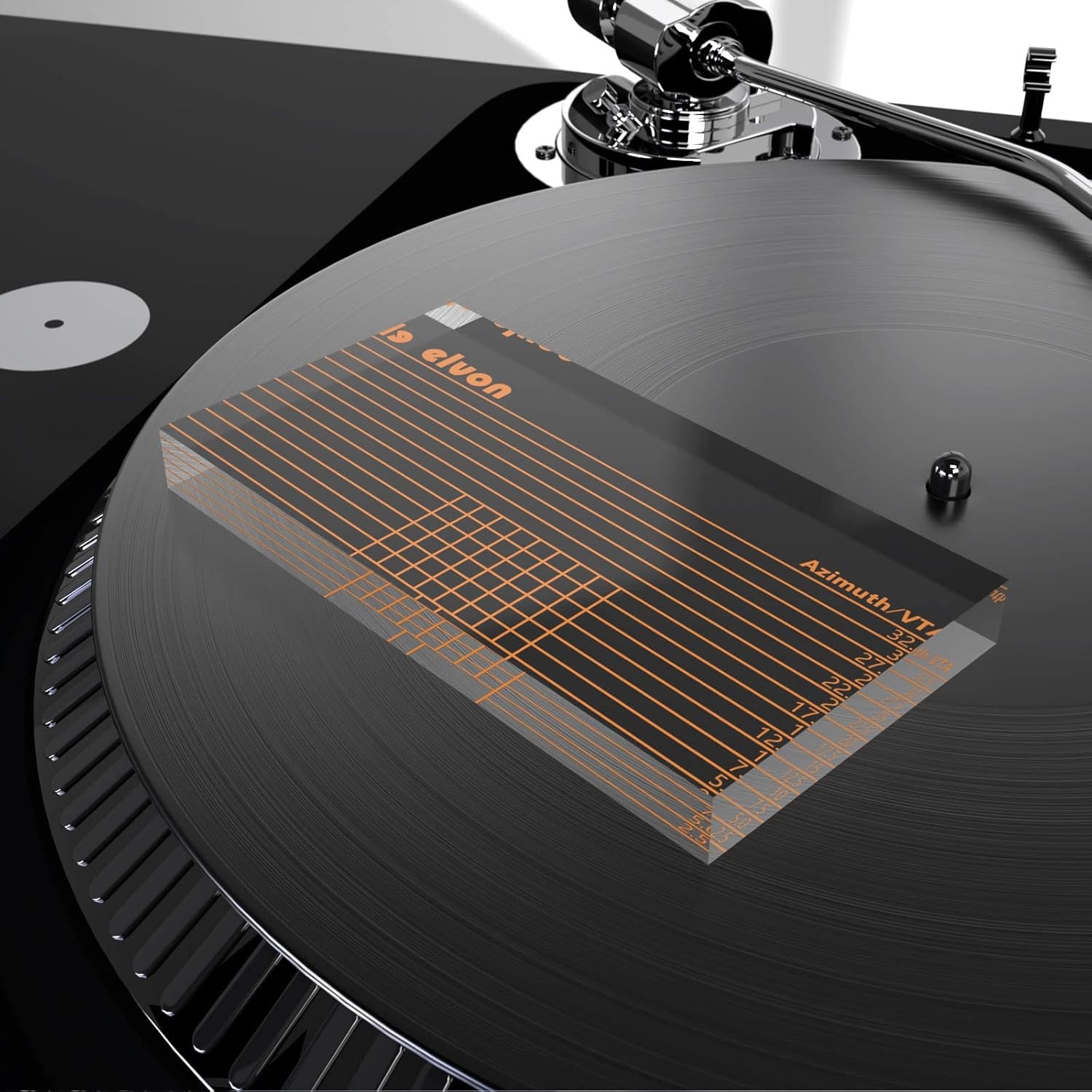 Facmogu VTA Verifier Ruler, Azimuth Ruler Clear Acrylic 