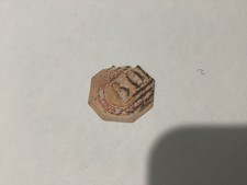 Tasmania 4d Orange Queen Victoria SS#2 Barrel cancel 60