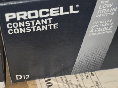 Procell 12count D Batteries