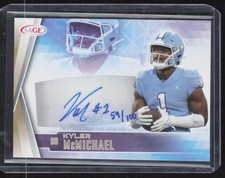 2022 SAGE #SPA-KM2 Kyler McMichael Sneak Peek Autographs