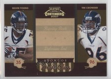 2007 Playoff Contenders Draft Class Gold 117/250 Selvin Young Tim Crowder 1s7