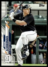 2020 Topps Update Frank Schwindel Rookie Detroit Tigers #U-118
