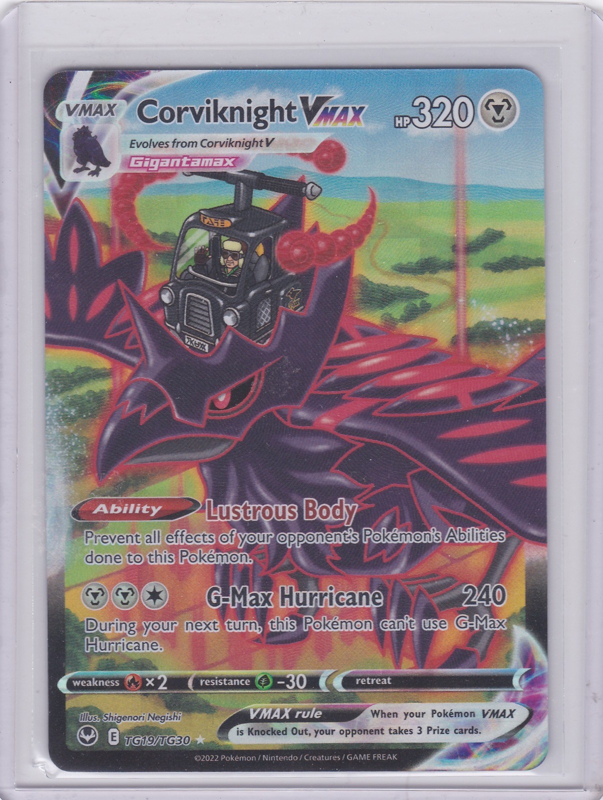 Corviknight VMAX Holo Ultra Rare Silver Tempest Trainer Gallery TG19/TG30 NM-M