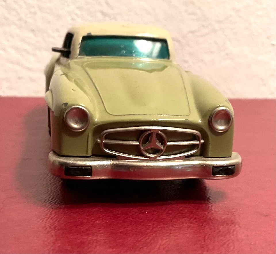 Schuco original Mercedes Benz 190SL 1955 mecanismo de relojería Alemania Occidental Nº 1044 Foto 3 de 4