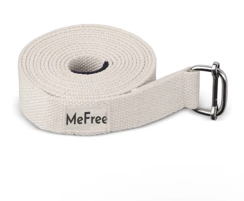9ft MeFree Cotton Yoga Strap Non-Slip Exercise & Workouts Belt Daily Stretching