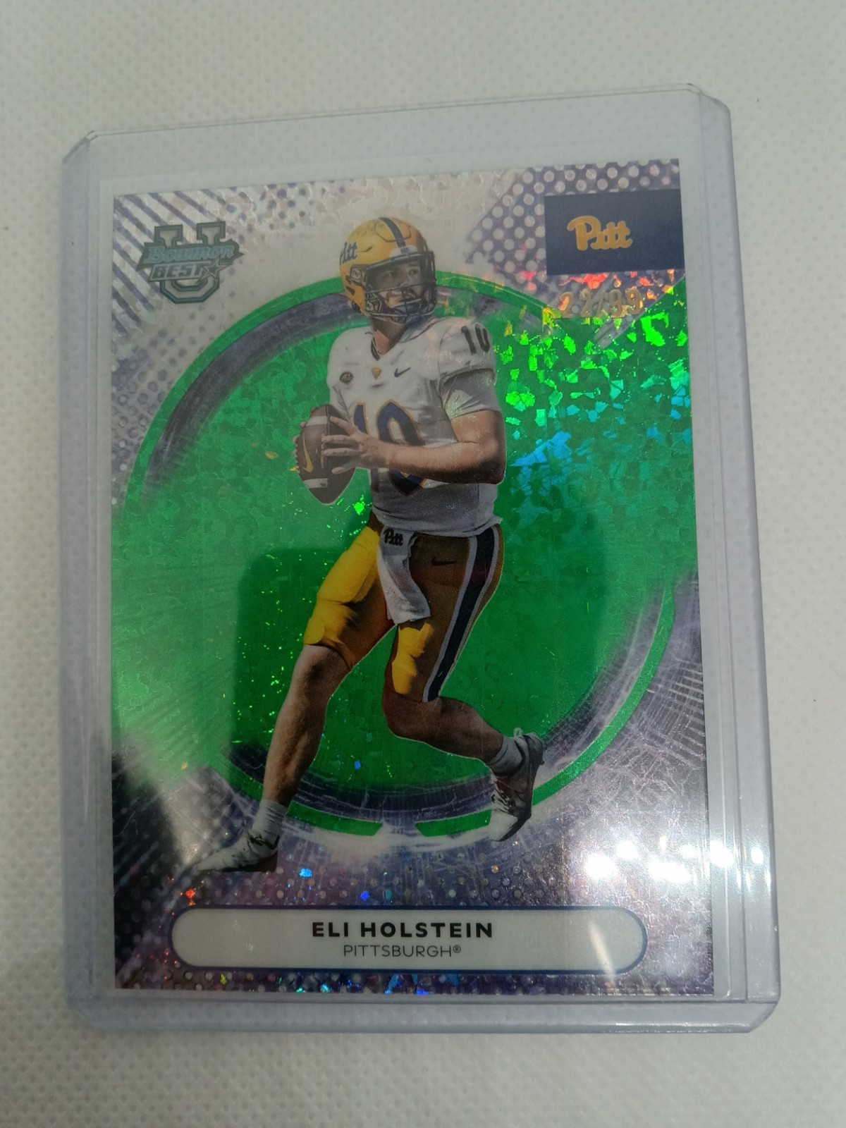 2025 Bowman Best U Eli Holstein Green Mini Diamond Refractor /99 #83