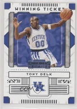 2020-21 Panini Contenders Draft Picks Winning Tickets Tony Delk #24