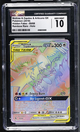 Moltres & Zapdos & Articuno-GX graded CGC 10 for sale on eBay