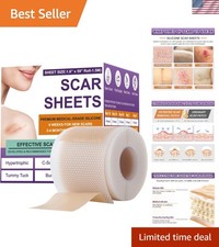 Medical-Grade Silicone Scar Sheets - Effective Keloid Removal Solution 1.5m