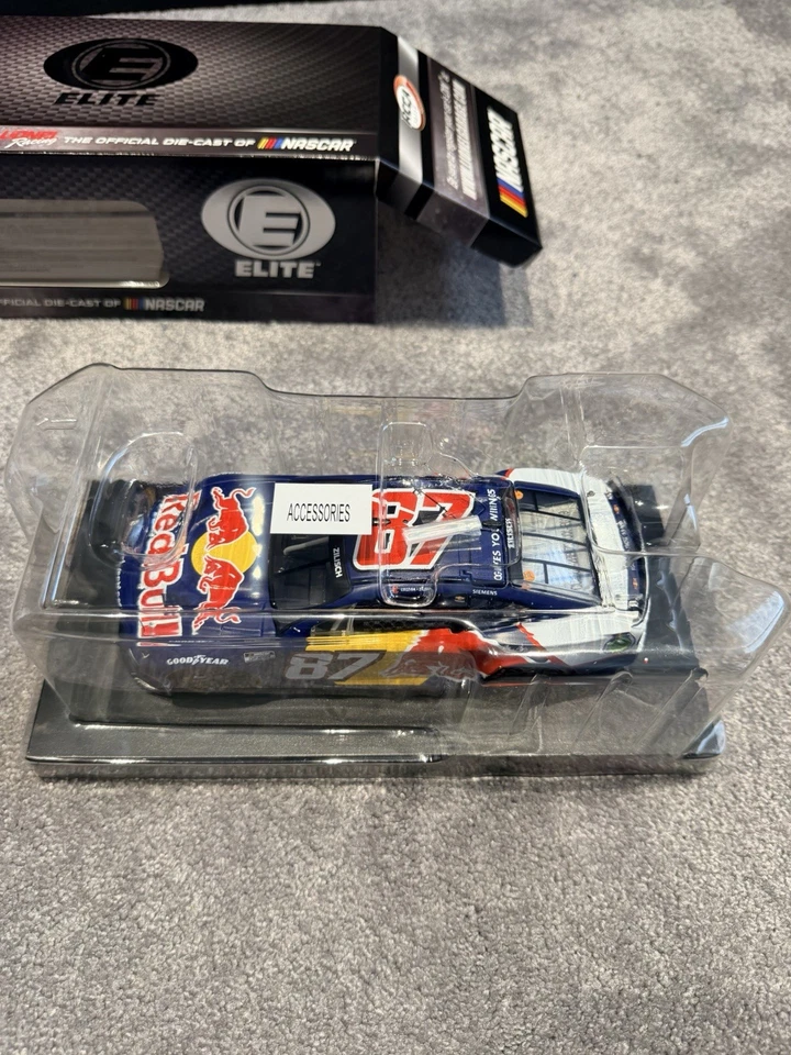 2025 Connor Zilisch #87 Red Bull Chevy Camaro NASCAR 1/24 Elite Diecast - Image 4 of 4