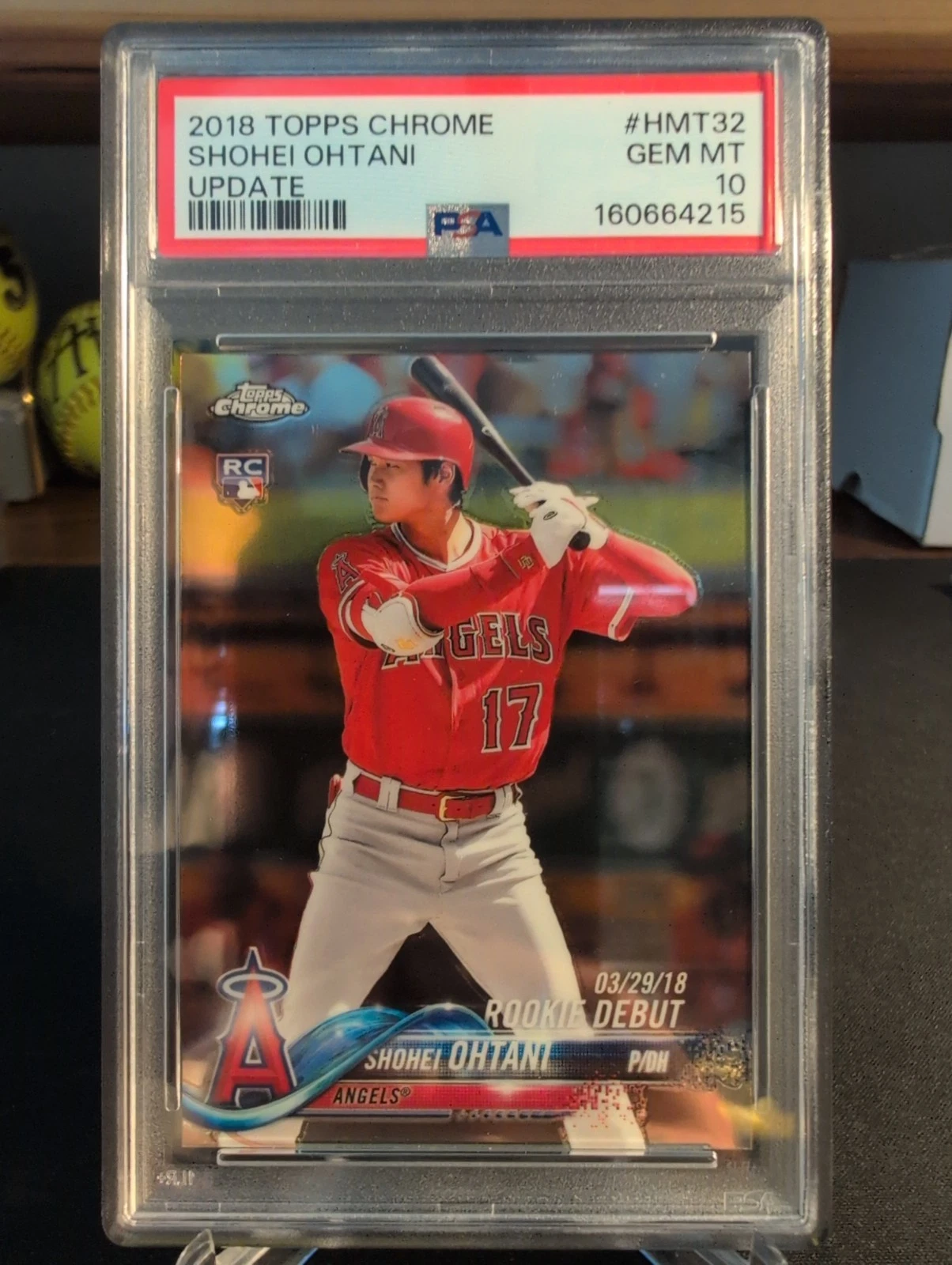 Shohei Ohtani Topps Chrome RC PSA 10