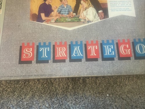 Stratego Board Game COMPLETE Milton Bradley 1961 Vintage New Not Sealed - Picture 4 of 15
