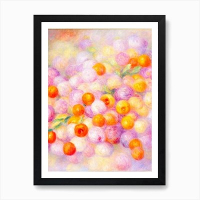 Kumquat Gemälde Obst Kunstdruck gerahmt Wandbild Poster Leinwanddruck Bild