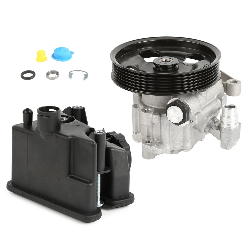 para Mercedes-Benz W204 C300 2010-2012 C350 E350 bomba de direção hidráulica com reservatório - Imagem 3 de 4