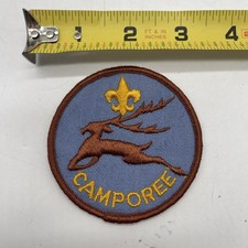 Vintage 1960s-70s Boy Scout Camporee Patch 3” Round BSA Generic National Deer