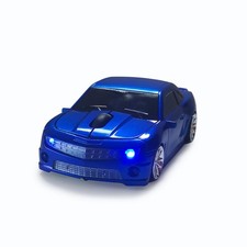 Cool Car Shape Wireless Mouse 2.4Ghz Optical For Laptop PC Mac Desktop Blue