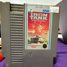 SNK Iron Tank: The Invasion of Normandy Nintendo NES Game Cartridge NTSC-U/C