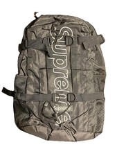 Supreme FW18 Black backpack Bag Streetwear Brand New Nylon