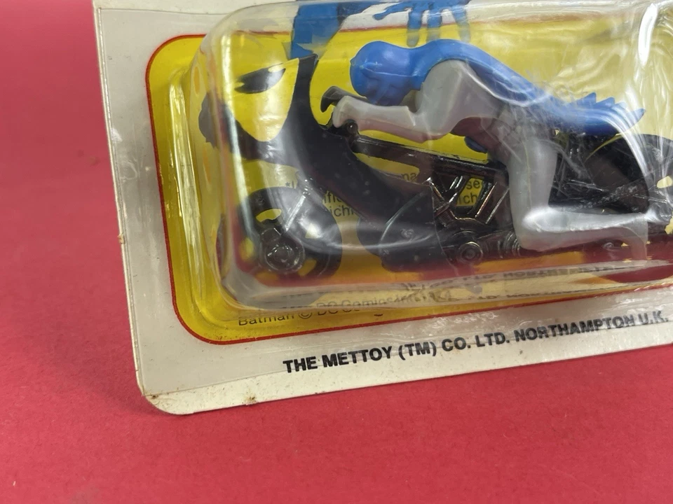 Corgi Jr. 23 Batman Bat Cycle Die Cast NIB Mint Sealed - Image 4 of 4