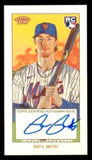 BRETT BATY 2023 Topps 206 Low Series Rookie Autograph SHORT PRINT AUTO SP RC!