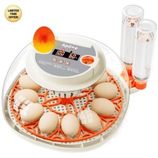 HatchPro 12 Egg Incubator with Digital Temperature Humidity Control