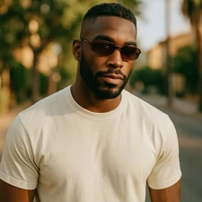 Caribbean Sun CS0037M 132 55[]18 Bronze Sunglasses R42