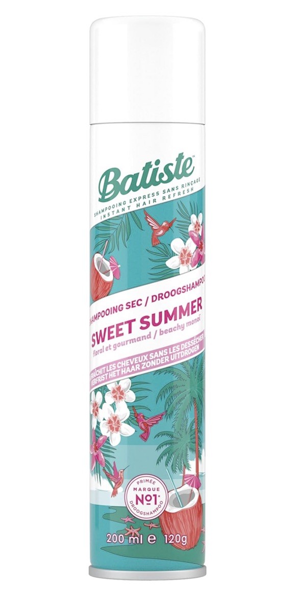 Batiste Sweet Summer spray capillaire nomade en duo pour garder des cheveux frais après le sport