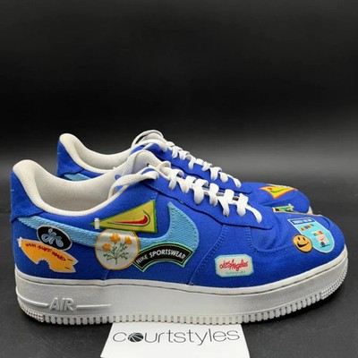 Size 11.5W / 10M Nike Air Force 1 Low '07 PRM Los Angeles Patched Up DX2306-400