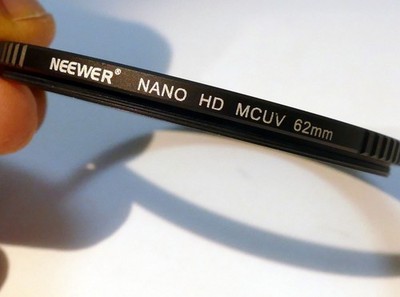 Neewer NANO HD 62mm Lens Protect clear Filter MC UV Wide angle Low Profile thin