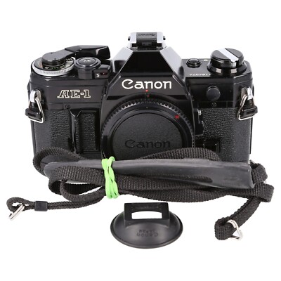 MINT* Canon A-1 Body Black SERVICED Classic 35mm Film Camera FD SLR w/ BOX