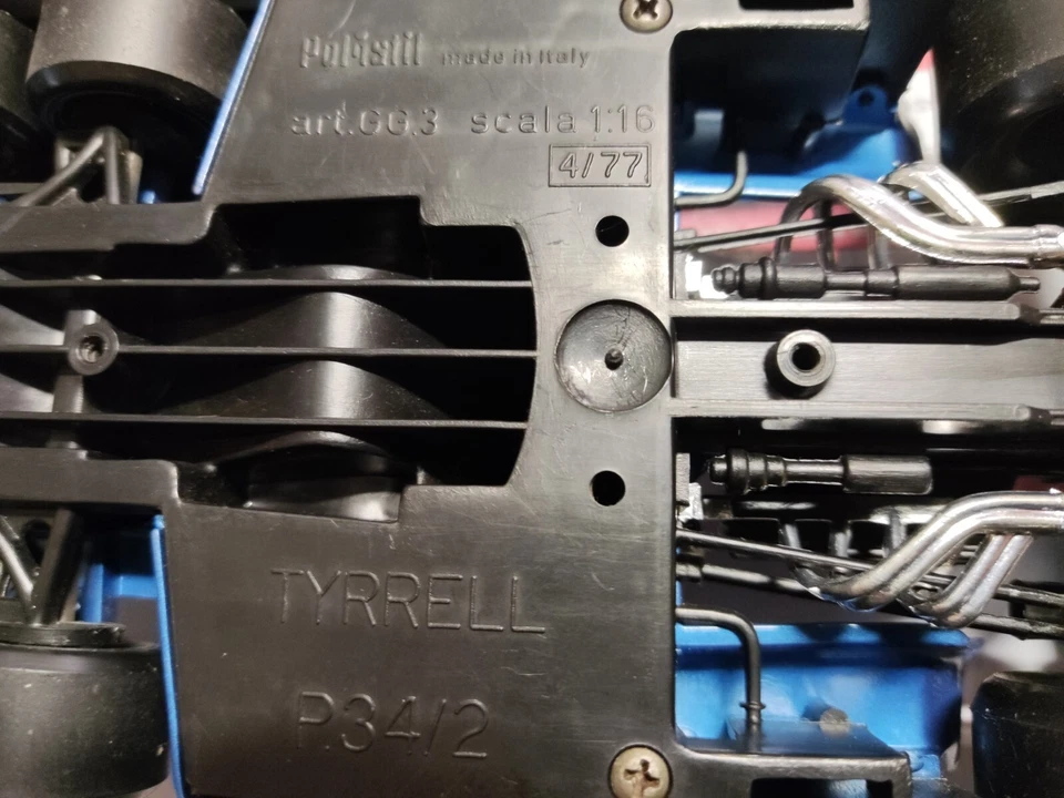 POLISTIL TYRREL P.34/2 F1 GG3 Scala 1/16 Patrick Depailler 1976 # 4 VINTAGE - Immagine 4 di 4