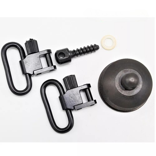 S-8012 Remington 870 12 Gauge Sling Mount Set - Magazine Cap Swivel Adapter 12G - Picture 2 of 5