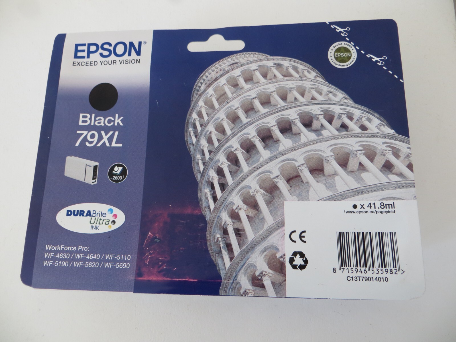 Cartouche EPSON 79XL noir de 41.8ml pour l'impression de documents professionnels durables