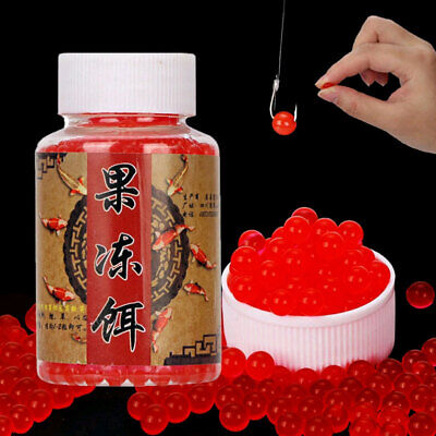 200Pcs 7mm Soft Fishing Jelly Bait Fake Fish Egg Jelly Beads Artificial  Lure