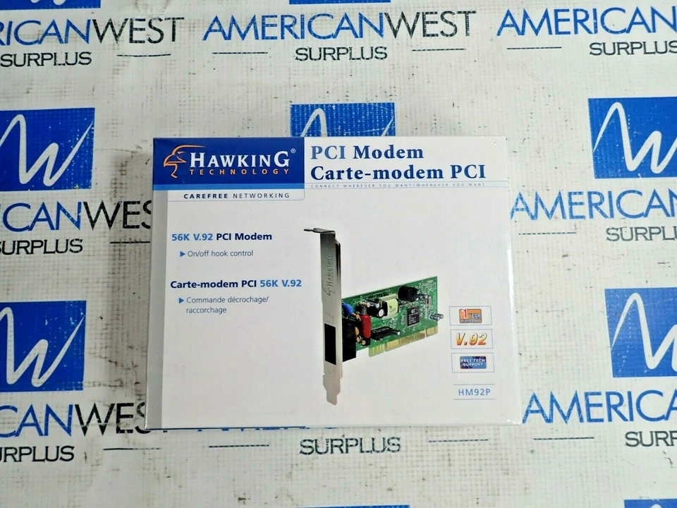 HAWKING PCI MODEM HM92P 56K V.92  NEW SEALED BOX - Image 2 of 4