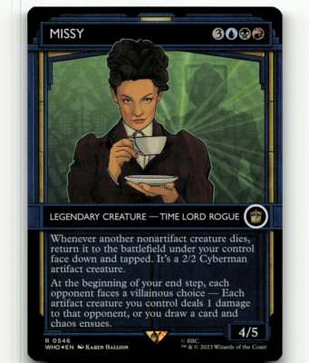 FOIL - MTG Missy (Showcase) - Universes Beyond: Doctor Who | eBay