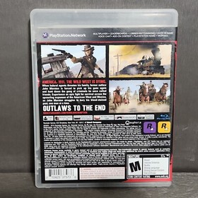 Red Dead Redemption PlayStation 3 PS3 Complete Video Game w/Map