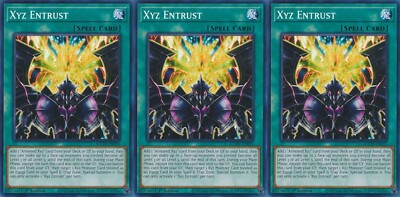 3x Xyz Entrust | AGOV-EN051 | Common | 1st Ed | NM | YuGiOh