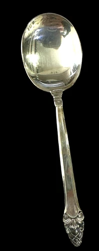 vintage GORHAM SOVEREIGN STERLING CREAM SOUP SPOON
