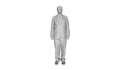 Printle H Homme Konrad Adenauer-Suited Man Standing Figure for Diorama Train Set