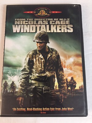 Windtalkers DVD Nicolas Cage Ships Same Day With Tracking