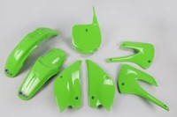 Kit Kunststoffverkleidungen Restyling Kawasaki Kx 85 2001 - 2013 Ufo Plast GrüN
